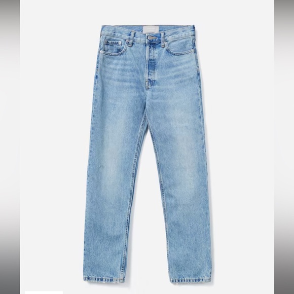 Everlane The Relaxed Straight Fit Organic Cotton Jeans -Size 30R - Picture 2 of 16